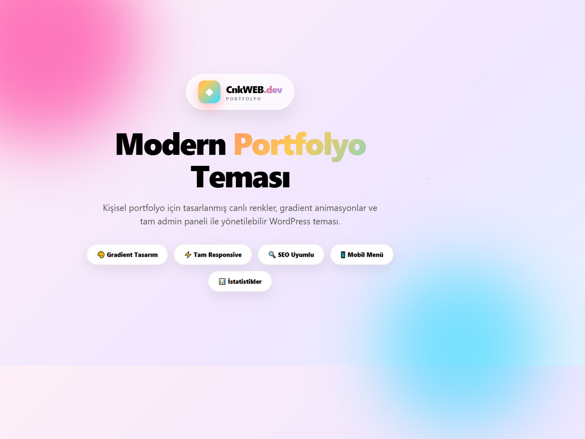 ◆ CnkWEB Portfolio